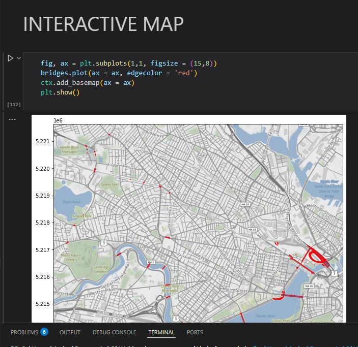 Image of an interactive map