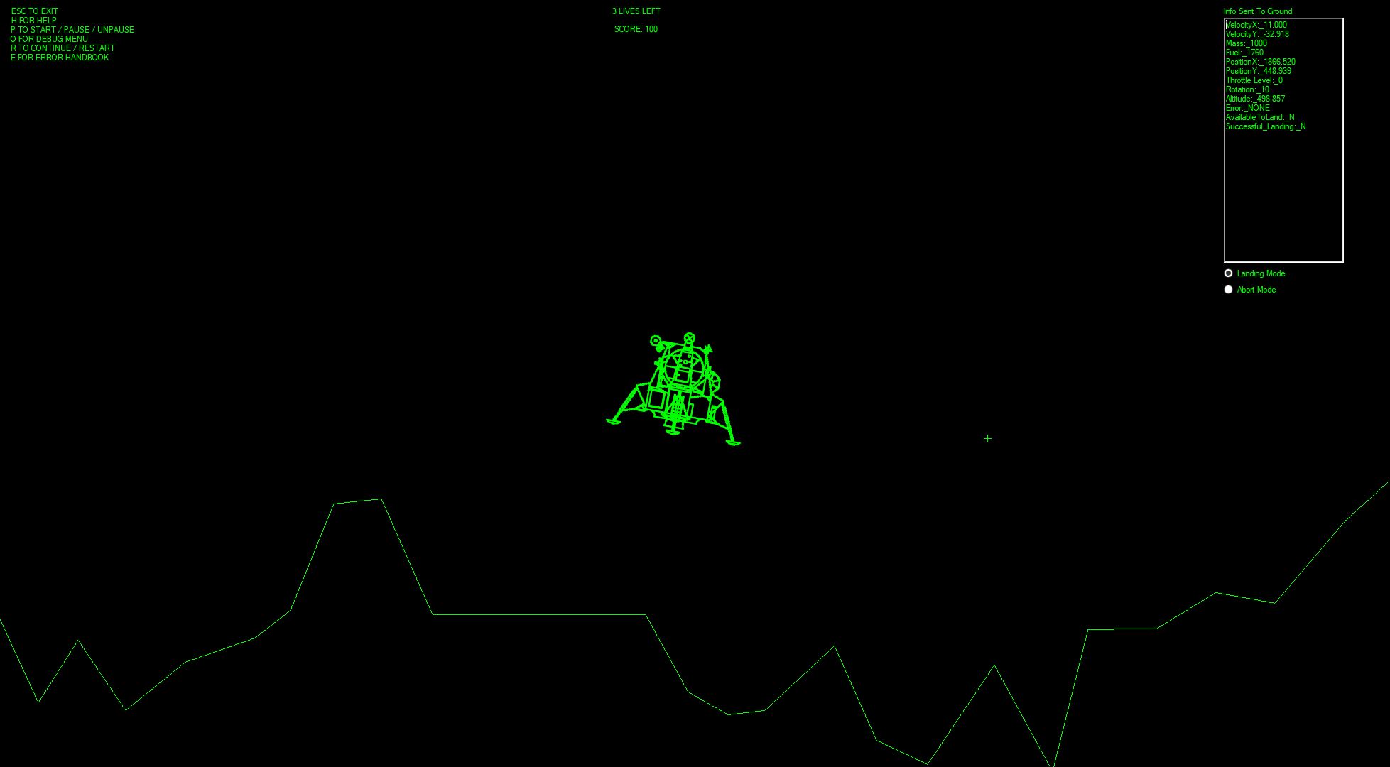 Lunar Lander Game