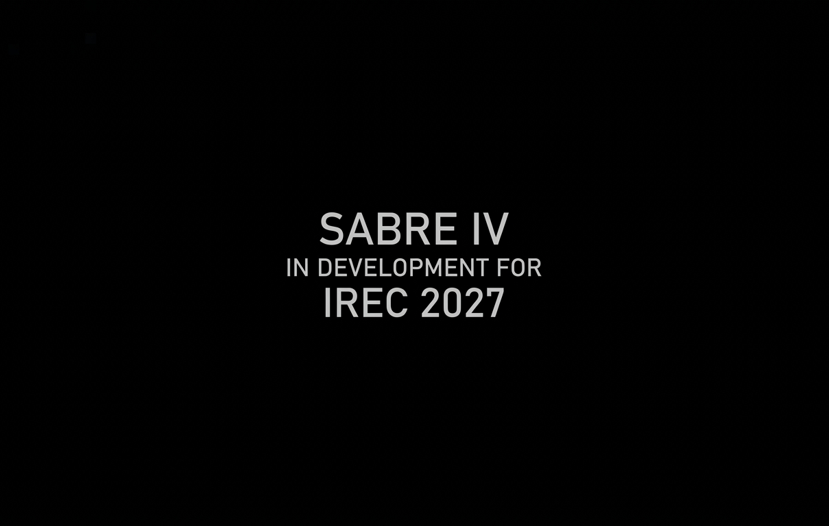 Sabre IV — in development for IREC 2027